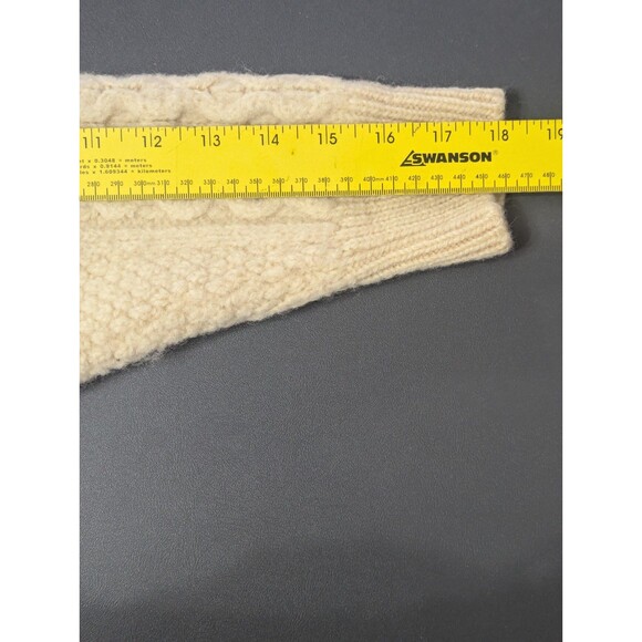 Women's Kilspindie 100% Pure Wool Sweater Ivory Size Large (Fits small) READ - Picture 8 of 8